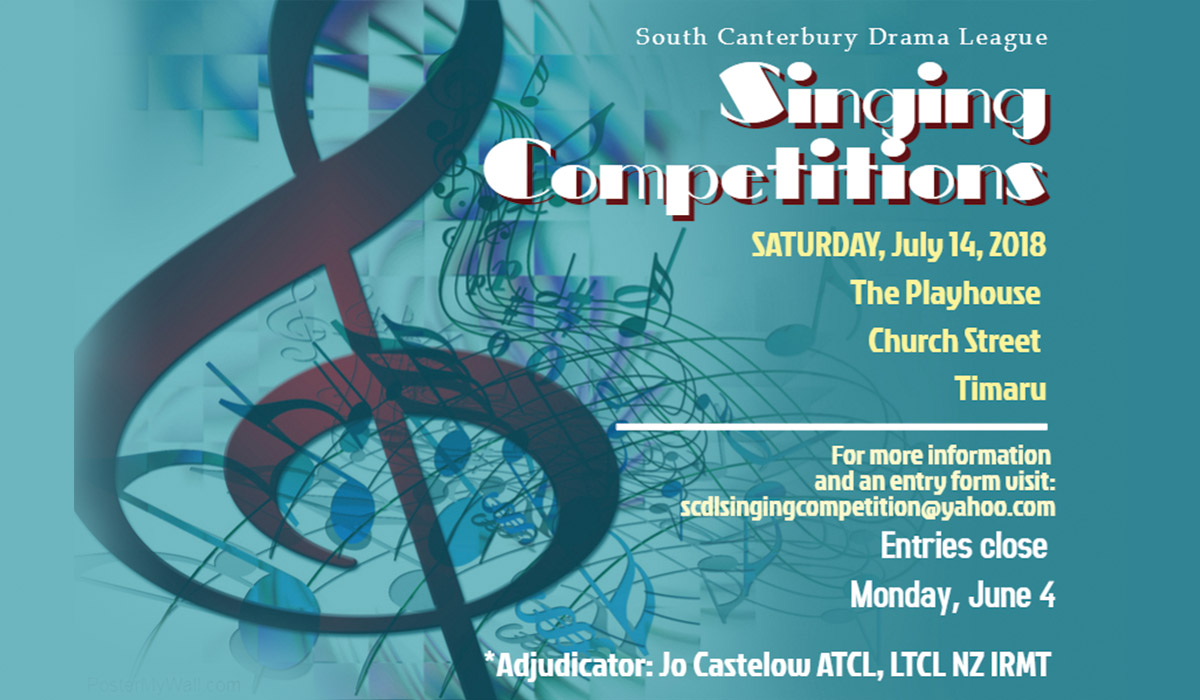 Singing Competitions South Canterbury Drama League